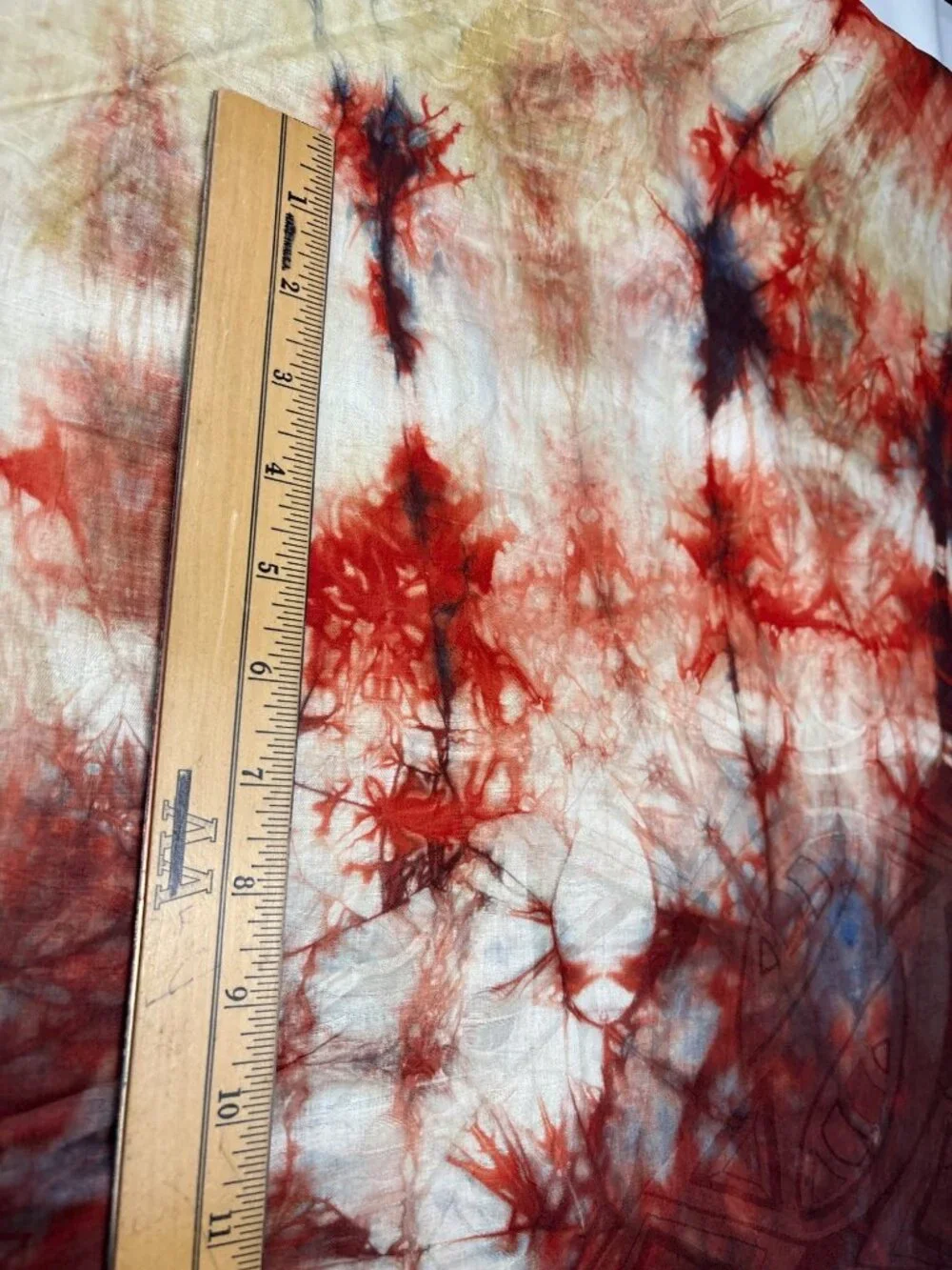 Hand-Dyed Cotton Batik Fabric 1/2 yard x 50